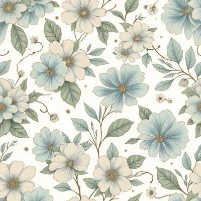 AI-Generated Pattern | Sapphire