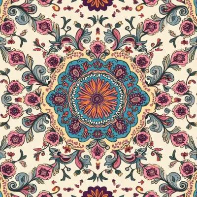 AI-Generated Pattern | Sapphire