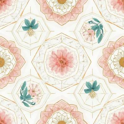 AI-Generated Pattern | Sapphire