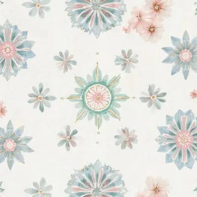 AI-Generated Pattern | Sapphire